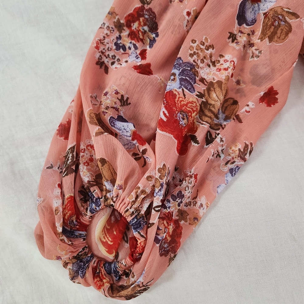 Philosophy long sleeve floral top - Picture 5 of 11